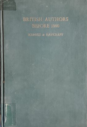 British Authors Before 1800