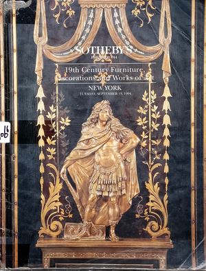 19th Century Furniture Decorations and works of Art