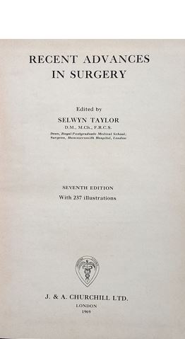 Recent Advances In Surgery