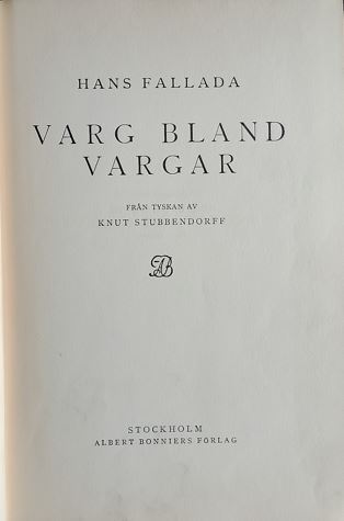 varg Bland Vargar