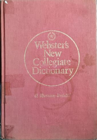 Webster's New Collegiate Dictionary
