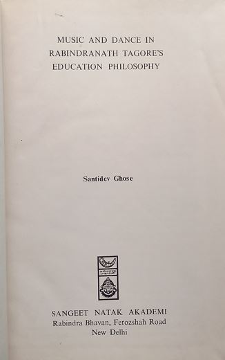 Music And Dance RabindranathTagore's Education Philosophy