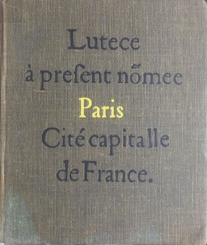 CONNAISSANCE DU VIEUX PARIS