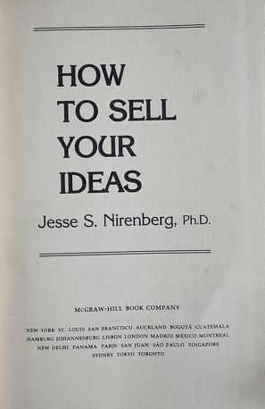 How to Sell Your Ideas