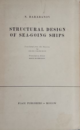 Structural Design of Sea-going Ships