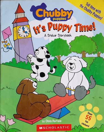 Chubby Puppies: It’s Puppy Time! A Sticker Story Book