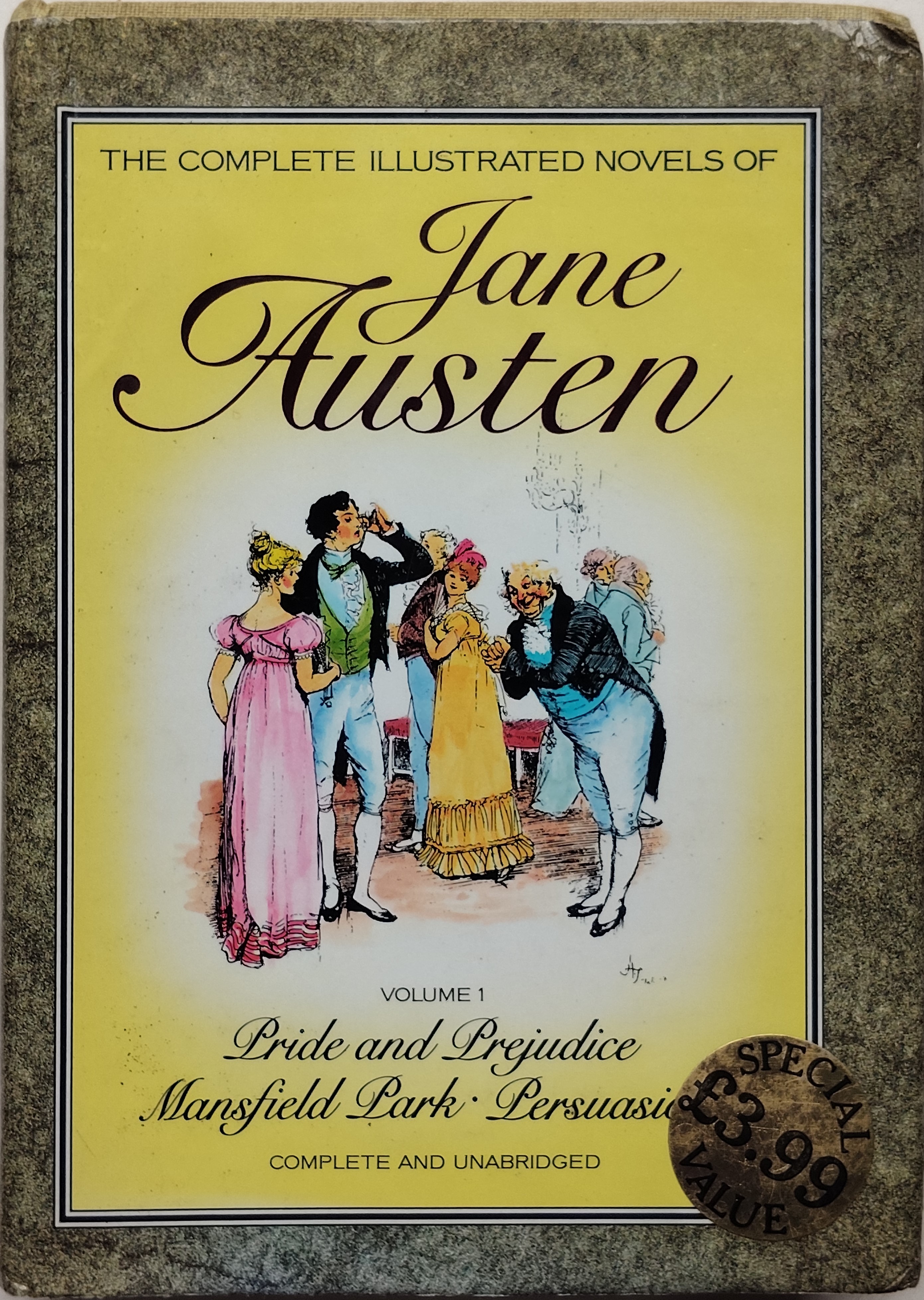 Pride and Prejudice, Mansfield Park & Persuasion Vol 1