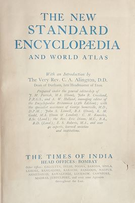 The New Standard Encyclopedia And World Atlas