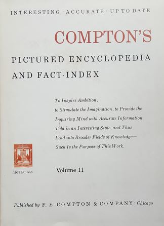 Compton's Pictured Encyclopedia nad Fact Index Vol 11