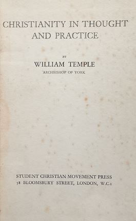 Christianity In Thought And Practice