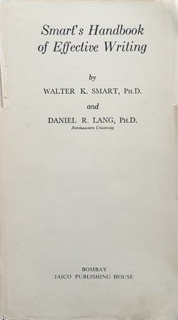 Smart's Handbook Of Effective Writing