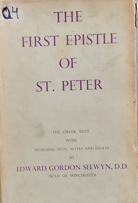 The First Epistle Of St. Peter