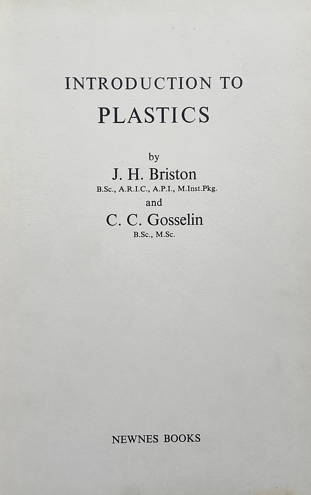 Intoduction To Plastics