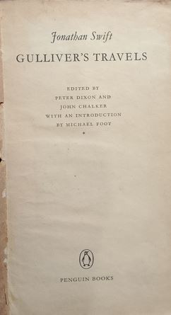 Jonathan Swift : Gulliver's Travels